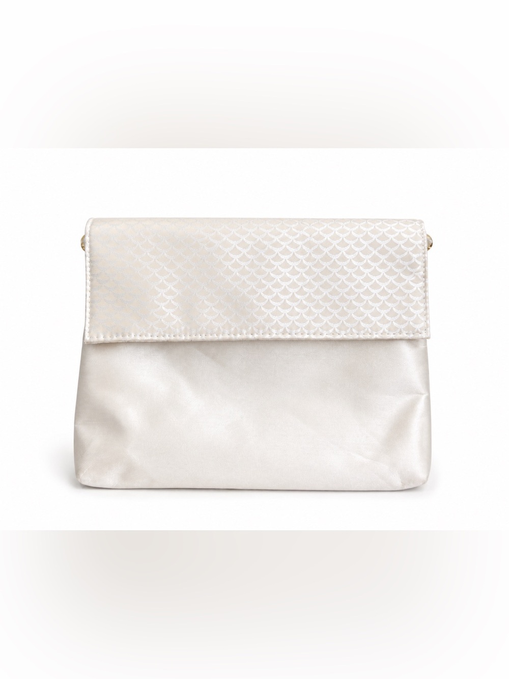 Bvlgari Emirates Ivory Mini Clutch NWOT Bag Cosmetic Pouch Y2K Gold Hardware LUX